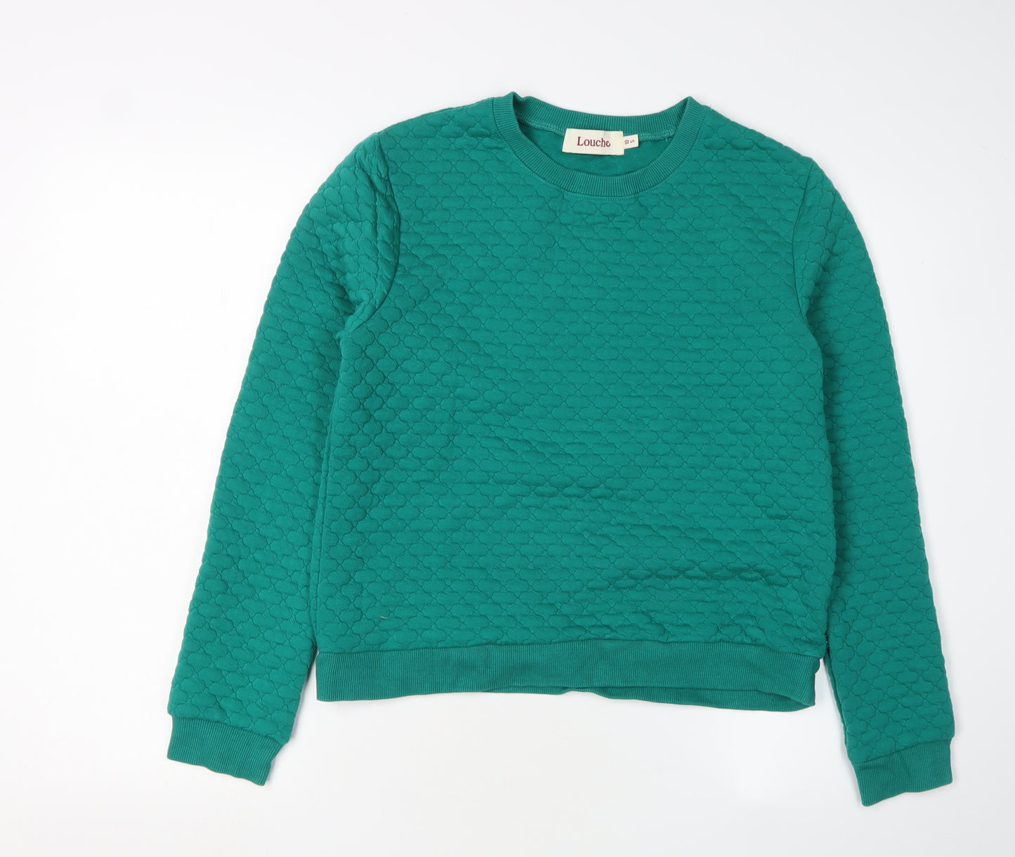 Louche Women's Green Pullover Sweatshirt Size S