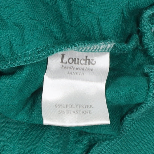 Louche Women's Green Pullover Sweatshirt Size S