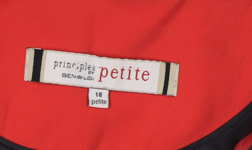 Principles by Ben de Lisi Red Women's Petite Blazer