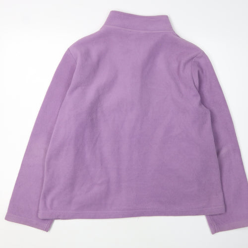 ISLE Essentials Women's Purple Fleece Jacket L