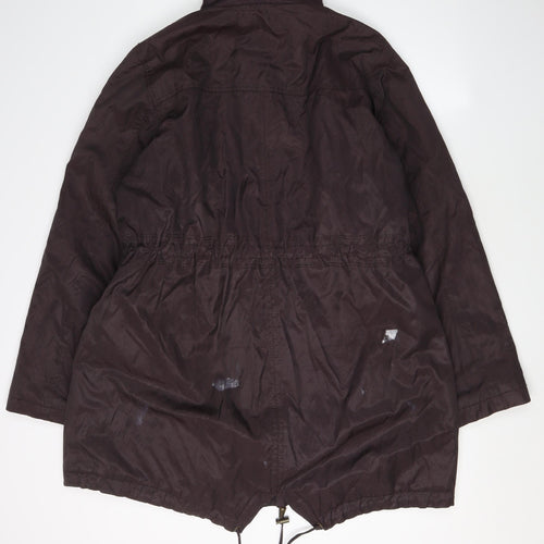 Marks and Spencer Women's Brown Parka, Size 18