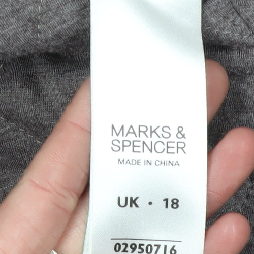 Marks and Spencer Women's Brown Parka, Size 18