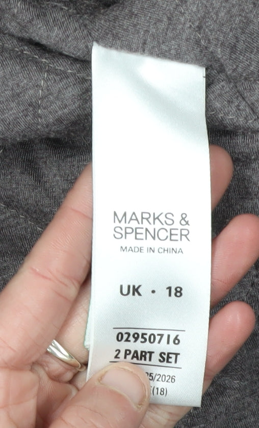 Marks and Spencer Women's Brown Parka, Size 18