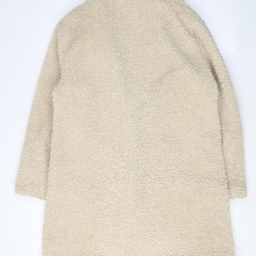 Dorothy Perkins Women's Beige Mid-Length Coat Size 8