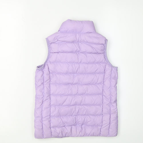 Bossini Girls Purple Puffer Jacket Size 8-9 Years