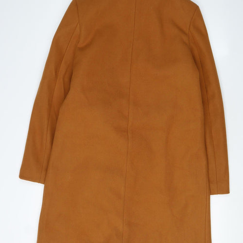 Unique21 Women's Brown Long Belted Coat Size 8