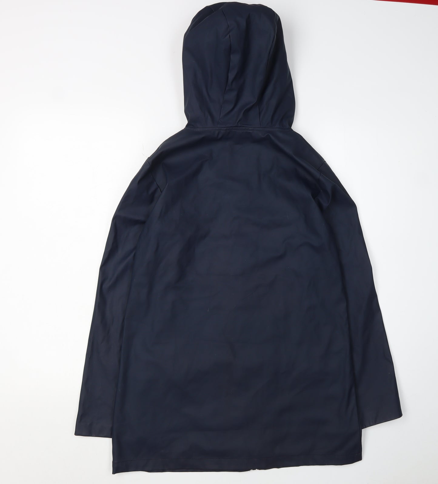 Dorothy Perkins Women's Blue Hooded Rain Coat Size 6
