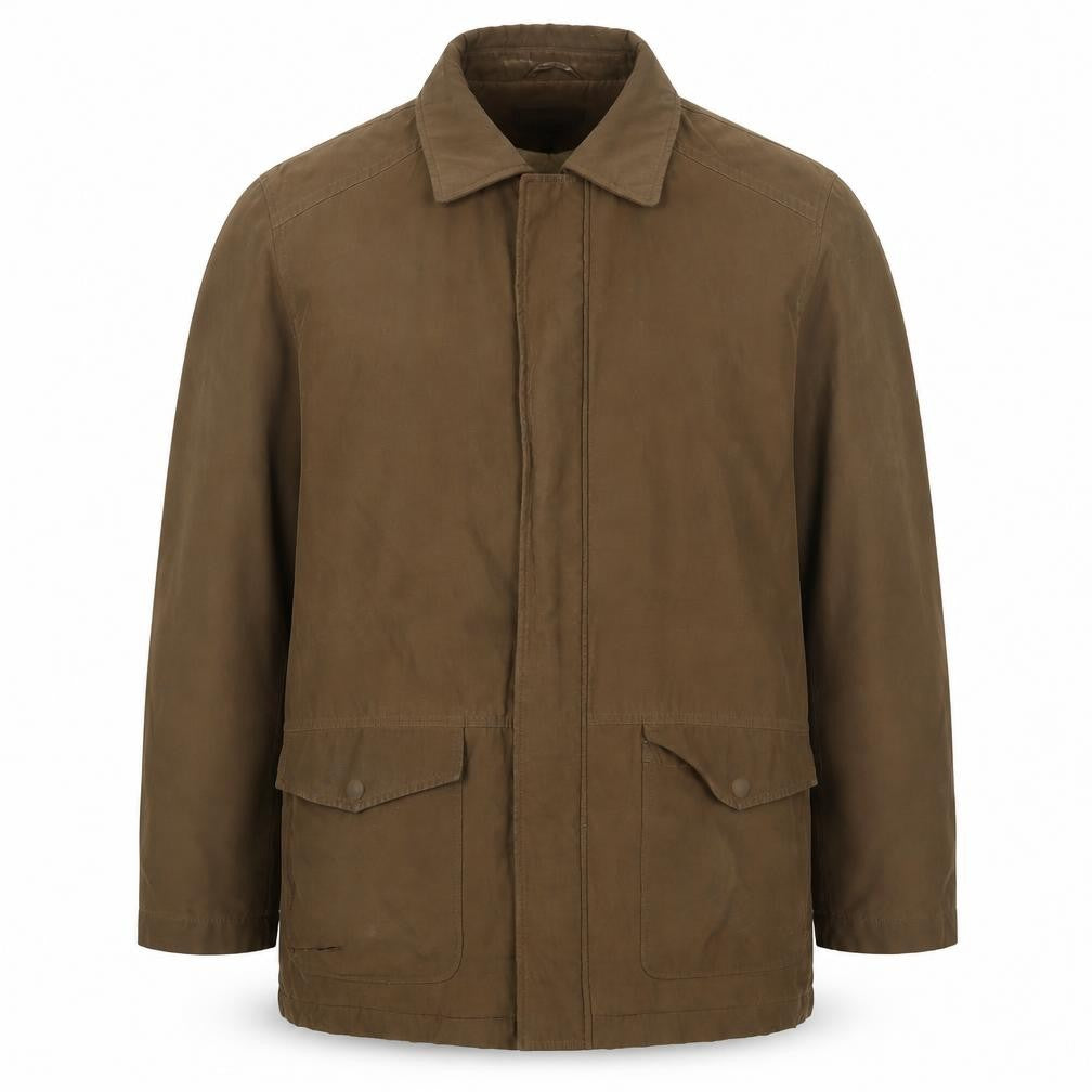 Front view of Bosideng Men's Brown Jacket -, size M, with Pockets