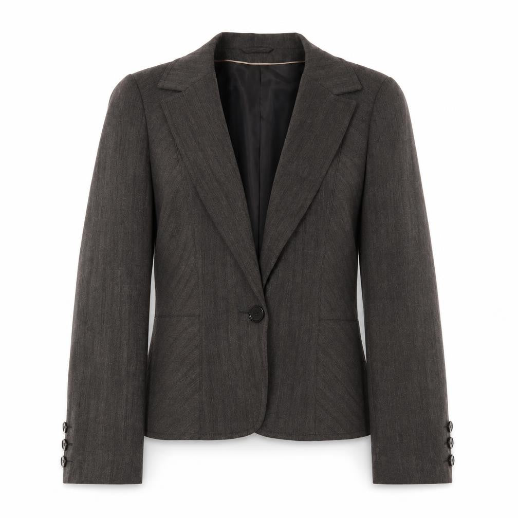 Front view of Dorothy Perkins Women’s Brown Blazer, size UK 12