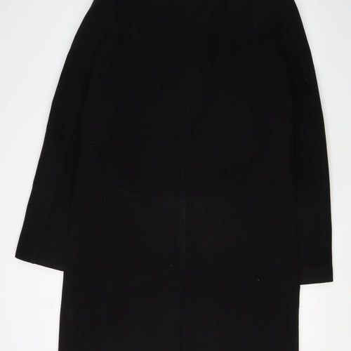 Process Black Women's Black Mid-Length Overcoat