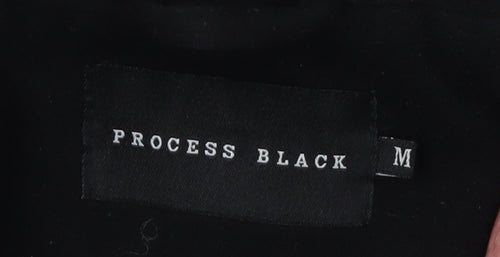 Process Black Women's Black Mid-Length Overcoat