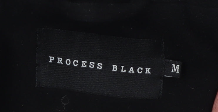Process Black Women's Black Mid-Length Overcoat