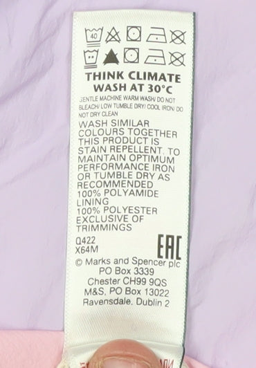 Marks and Spencer Girls Multicoloured Windbreaker Jacket 13-14 Years