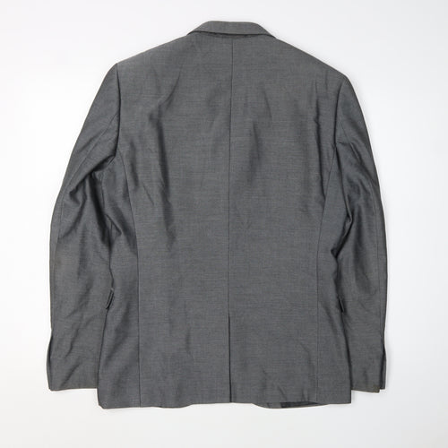 Next Men's Grey Suit Jacket, Size 38R, Formal Wear