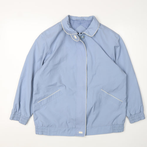Marks and Spencer Women's Blue Basic Jacket Size 10