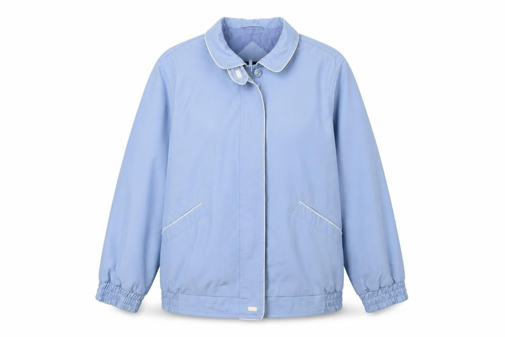 Front view of Marks & Spencer Women's Blue Basic Jacket, size 10
