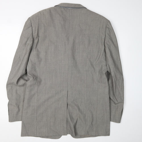 Loewe Madrid Men's Grey Blazer, Size 40L, Classic Style