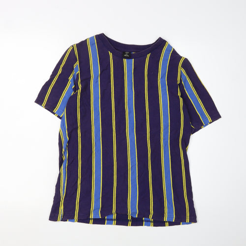 Urban Outfitters Men’s Multicoloured Striped T-Shirt S