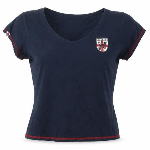 Apple Lane Women's Blue T-Shirt Size 12 Casual