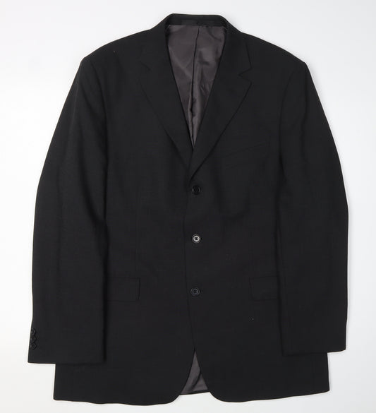 Marks and Spencer Men's Black 42R Suit Jacket