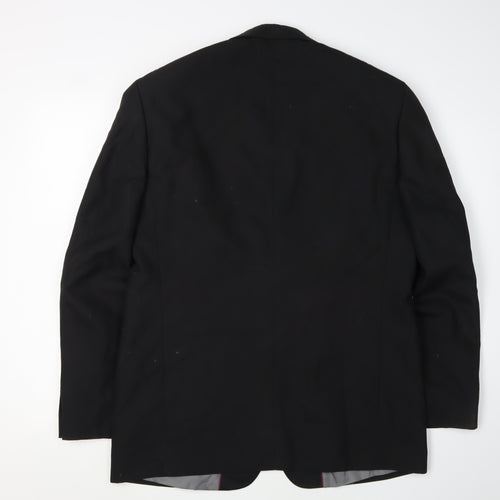 Armando Men's Black Suit Jacket, Notch Lapel, Size 40R