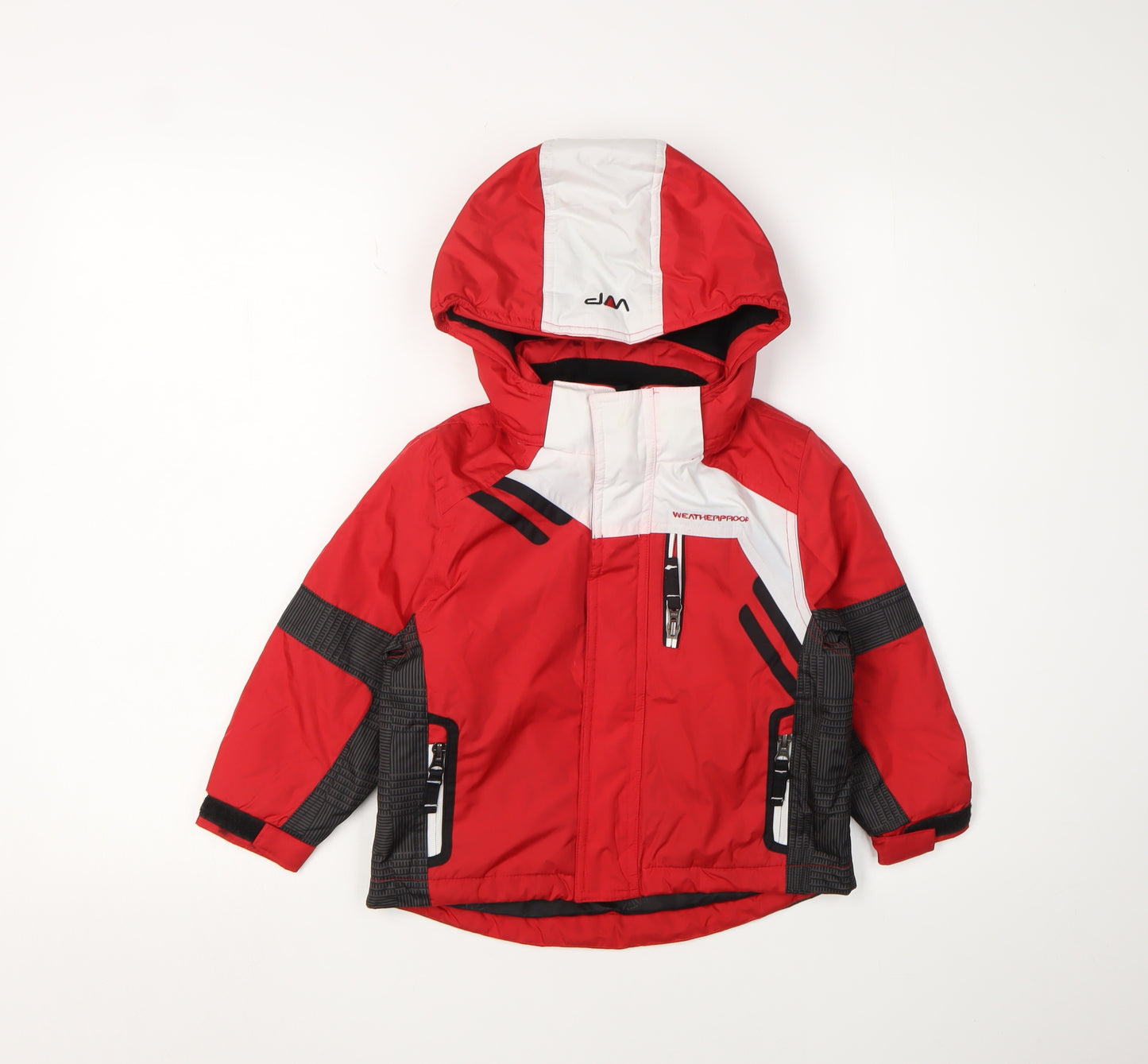 Weatherproof Boys Red Ski Jacket 3 Years Hooded Waterproof