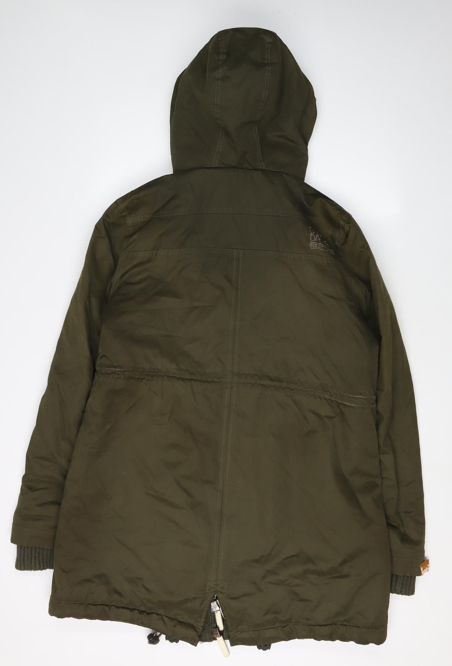Superdry Women's Green Windbreaker Parka XL