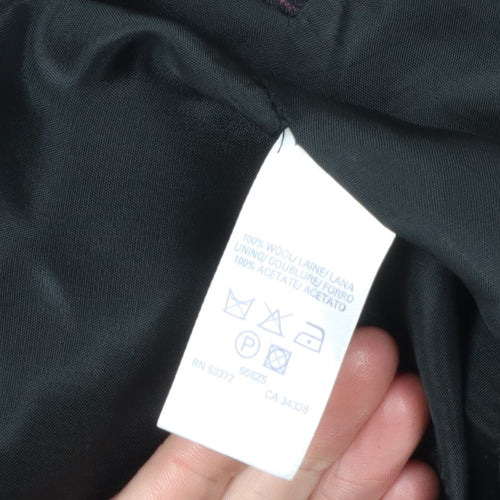 French Connection Men's Black Striped Blazer Size 42