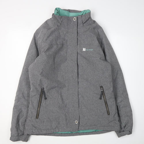 The Edge Women's Grey Polyester Jacket Size 16