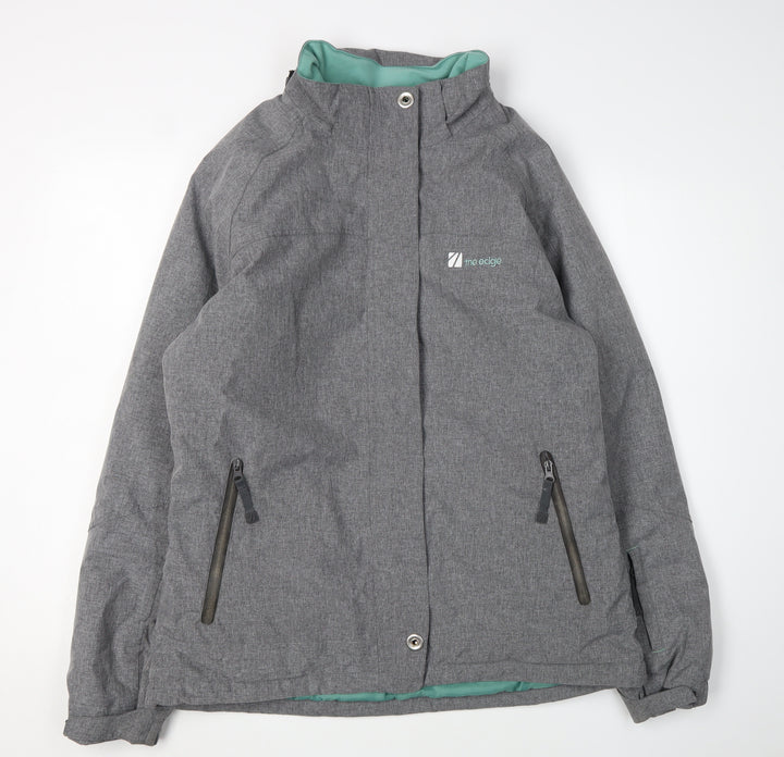 The Edge Women's Grey Polyester Jacket Size 16