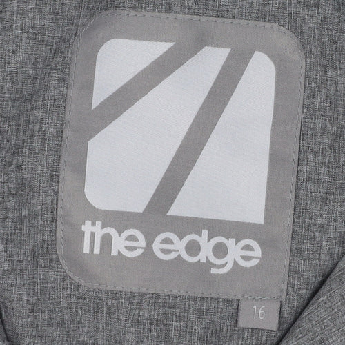 The Edge Women's Grey Polyester Jacket Size 16