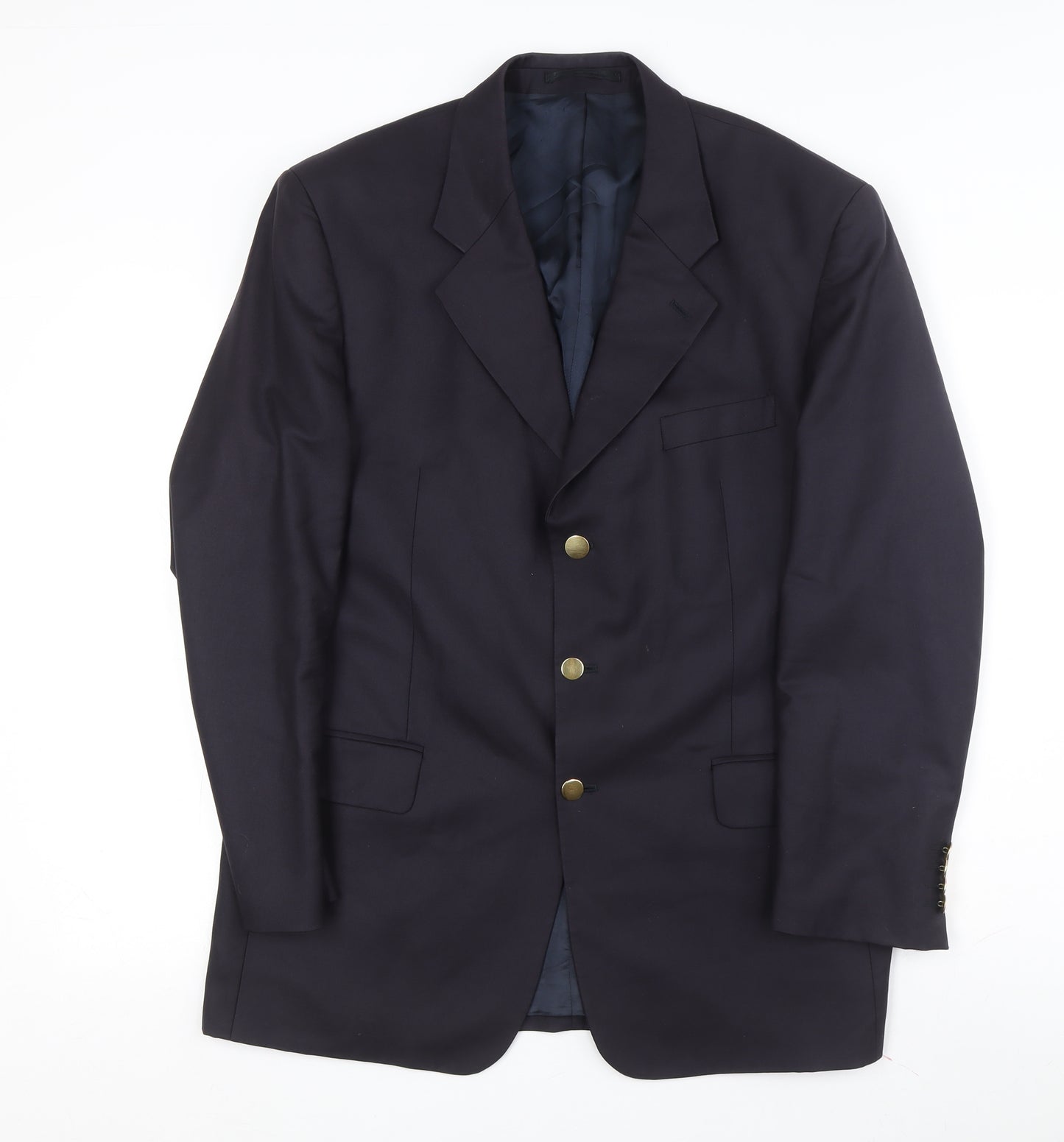 Lipman and Sons Men's Blue Blazer, Size 42R, Regular Fit