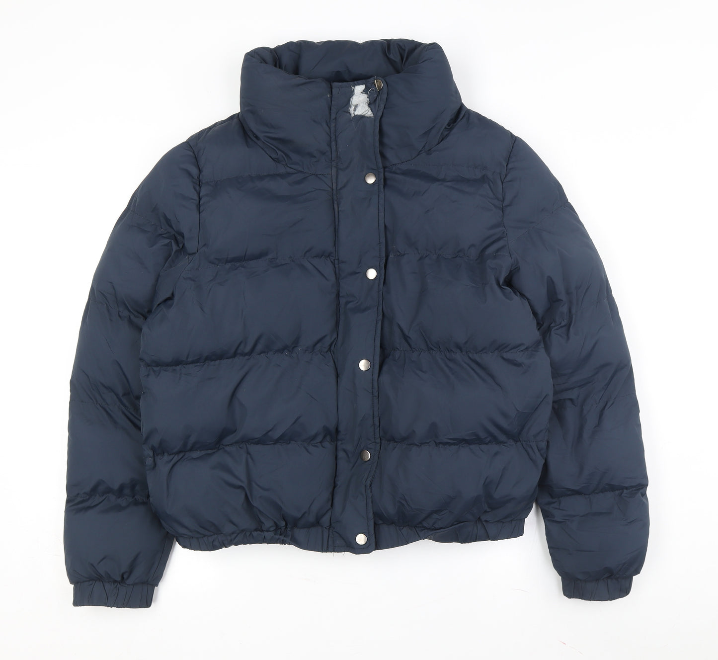 Brave Soul Women's Blue Puffer Jacket Size 14 - Winter Essential