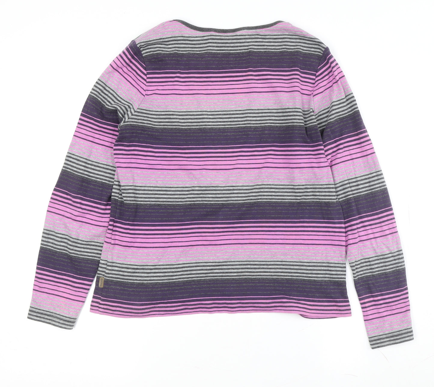 Maine Women's Multicoloured Striped T-Shirt Size 14