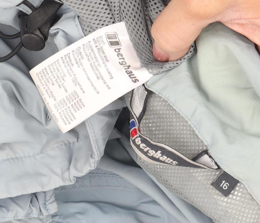 Berghaus Women's Blue Waterproof Jacket Size 16