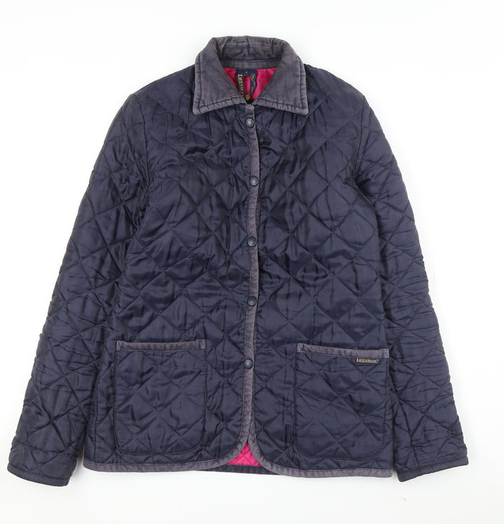 Lavenham Women's Black Quilted Jacket Size 10