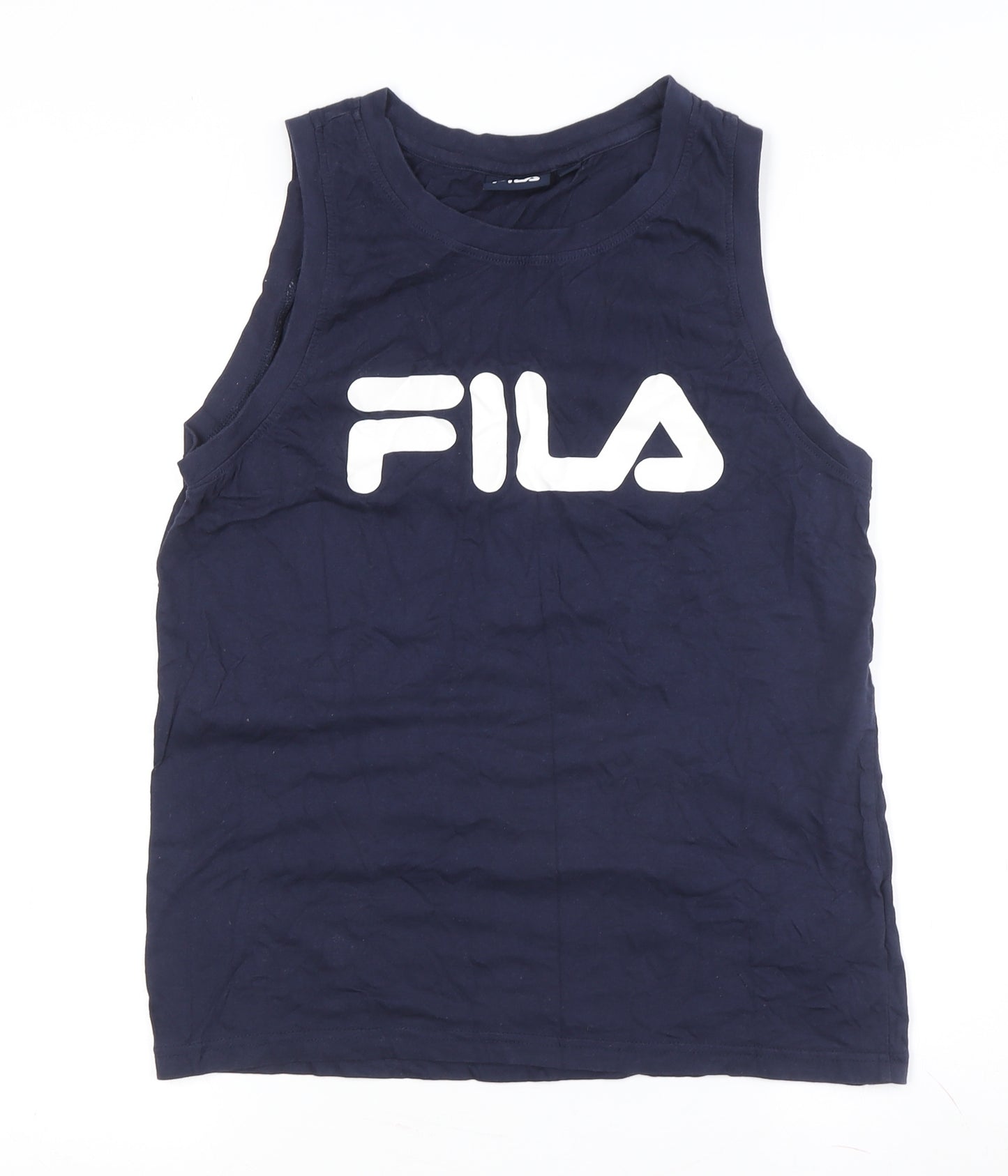 Fila Men's Blue Sleeveless T-Shirt, Medium, Sports Edition