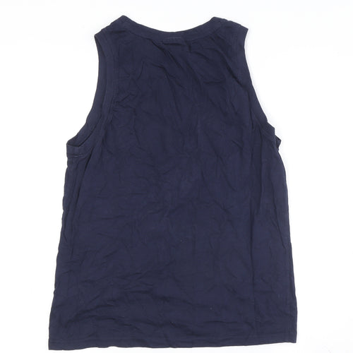 Fila Men's Blue Sleeveless T-Shirt, Medium, Sports Edition