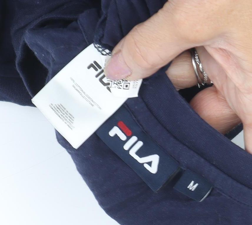 Fila Men's Blue Sleeveless T-Shirt, Medium, Sports Edition