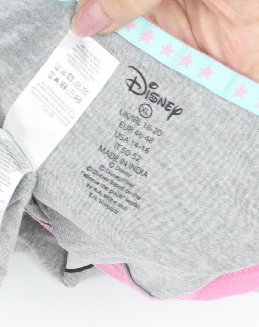 Disney Women's Grey Marie Nightshirt XL Cartoon Print
