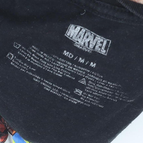 Marvel Iron Man Men's Black Graphic T-Shirt M