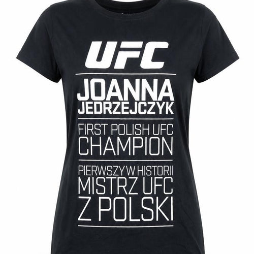 UFC Unisex Black T-Shirt M Sports Casual