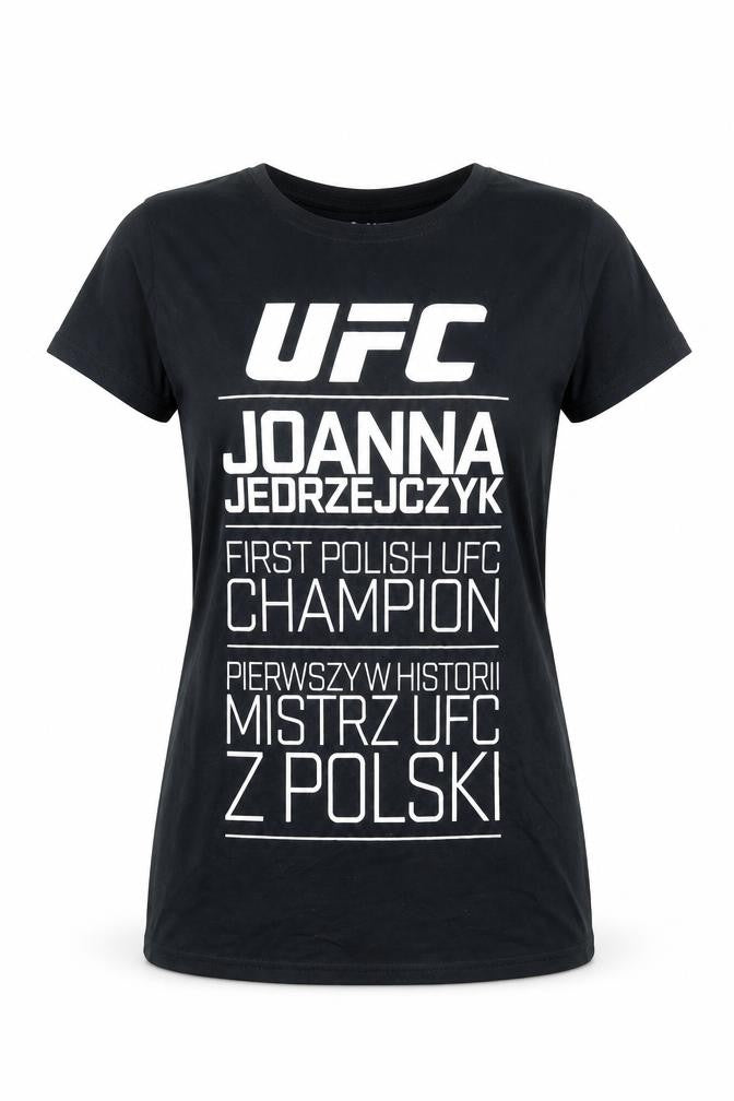 UFC Unisex Black T-Shirt M Sports Casual