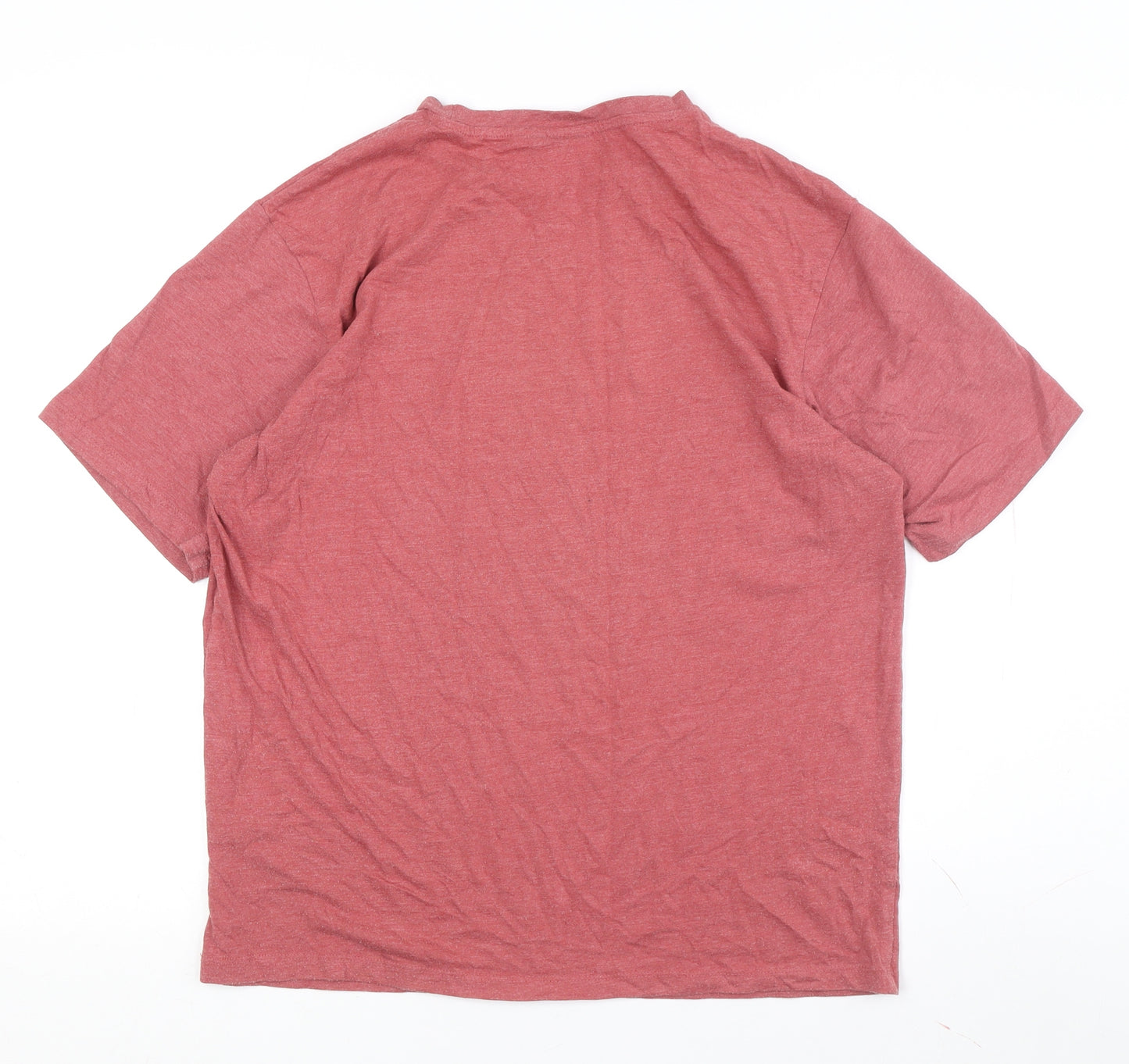 Peter Storm Men's Red M Cotton Crew Neck T-Shirt