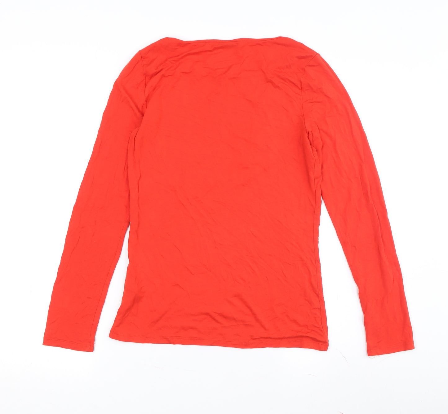 Oasis Red Women's Long Sleeve T-Shirt S Casual