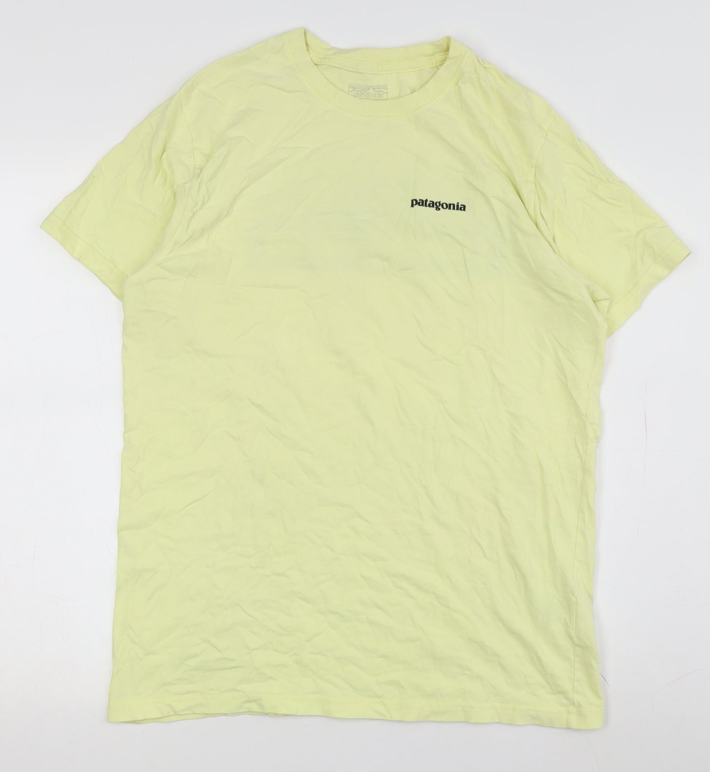 Patagonia Men’s Yellow M Cotton Regular T-Shirt