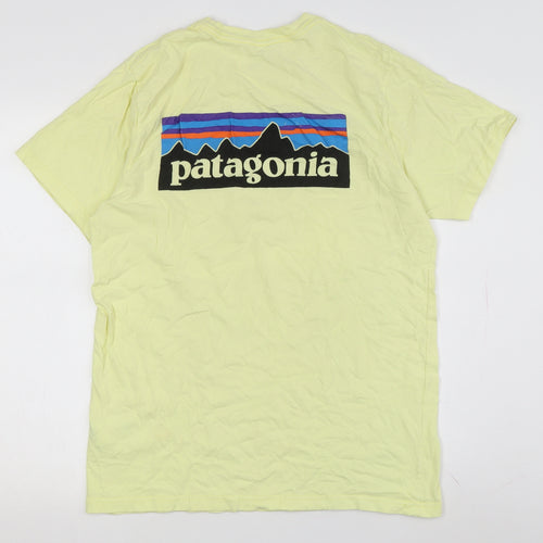 Patagonia Men’s Yellow M Cotton Regular T-Shirt