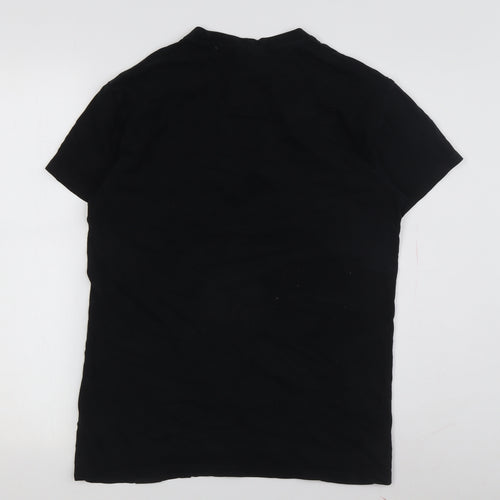 The Harry Potter Shop Black Hufflepuff Men's T-Shirt, Size S