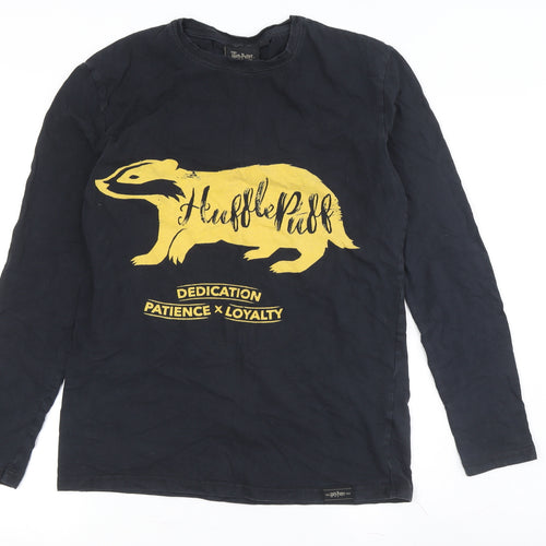The Harry Potter Shop Men’s Black S Animal Long Sleeve T-Shirt
