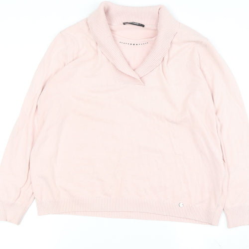 Gollehaug Women's Pink Pullover Jumper, Size 18